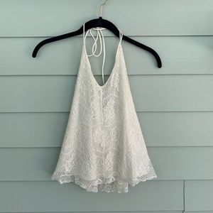 lace halter top